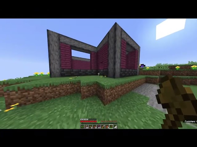 still build the house // Minecraft solo lets play