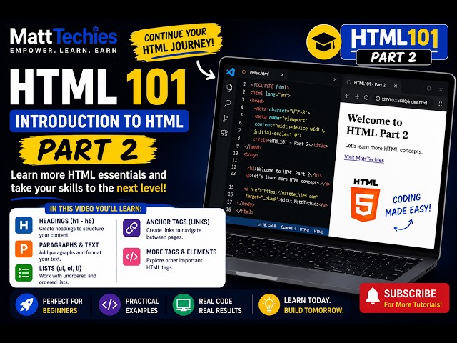 Html 101: Introduction to Html   Part2