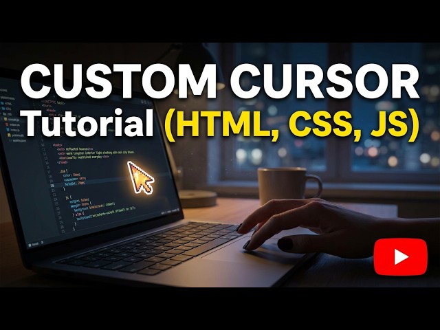 Create a Custom Cursor with HTML, CSS & JavaScript | Step-by-Step Tutorial.