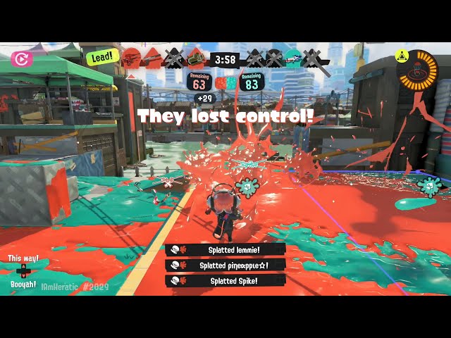 Splatoon 3 Anarchy Battles [S+ Rank - Dualie Squelchers]