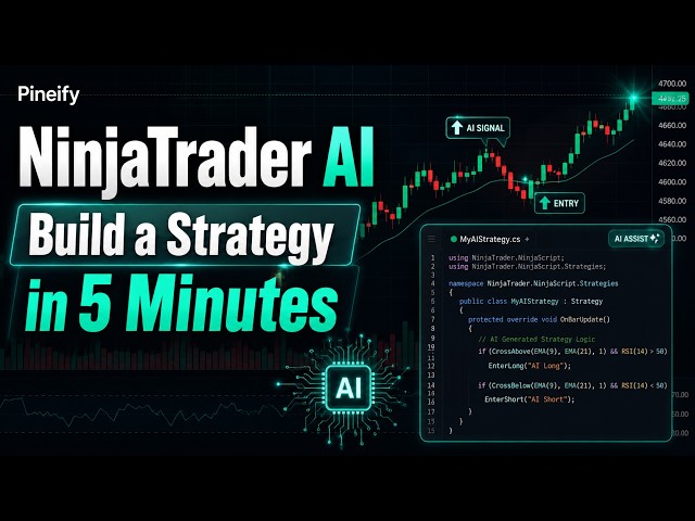 Build a NinjaTrader Strategy with AI in 5 Minutes | Pineify