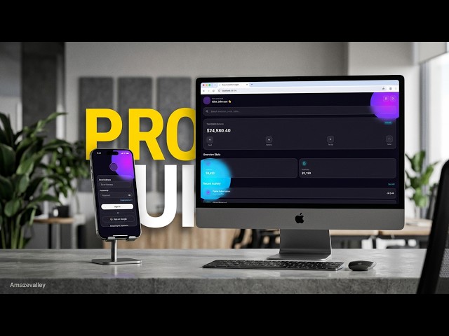Glassmorphism UI in Flutter: Animated Login & Dashboard Tutorial | Amazevalley
