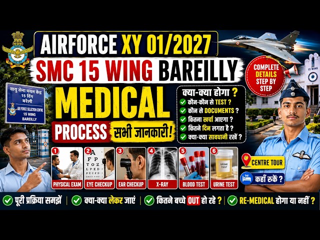 Smc 15 Wing Bareilly Airforce Medical Review 🎯🥰