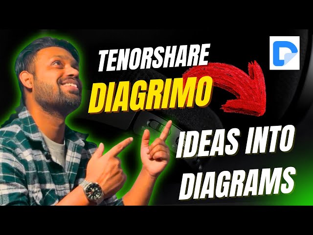 This AI Turns Ideas Into Diagrams in Seconds | Tenorshare AI Diagrimo Review