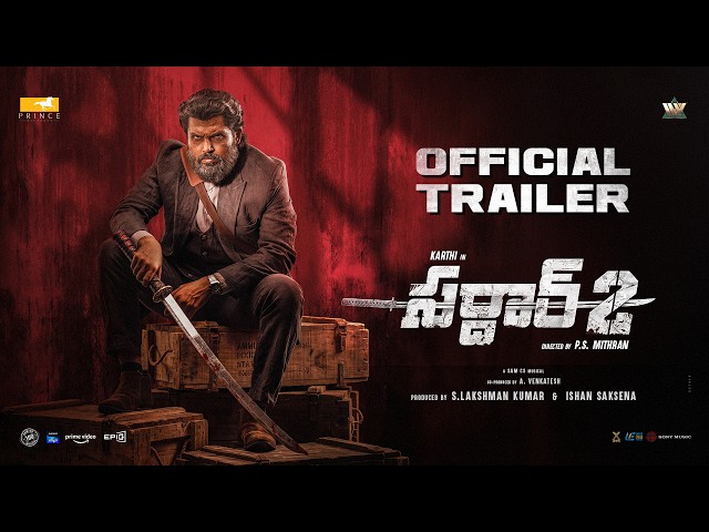Sardar 2 - Official Trailer (Telugu) | Karthi | SJ Suryah | Malavika | Ashika | PS Mithran | Sam CS