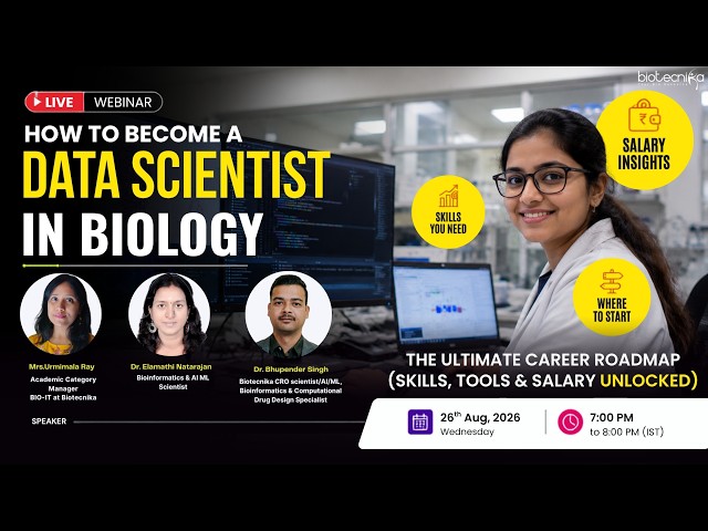 How to Become a Data Scientist in Biology : The Ultimate Career Roadmap (Skills, Tools & Salary )