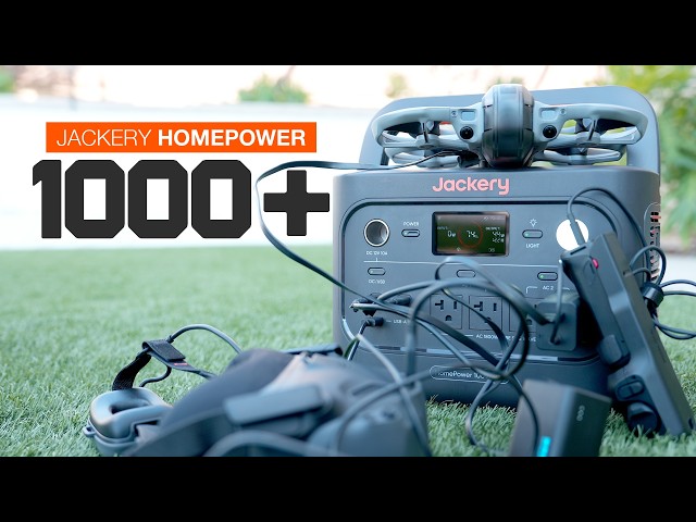 Expandable to 11kWh & Fast Charge in 50 Minutes – New Jackery HomePower 1000 Plus V2