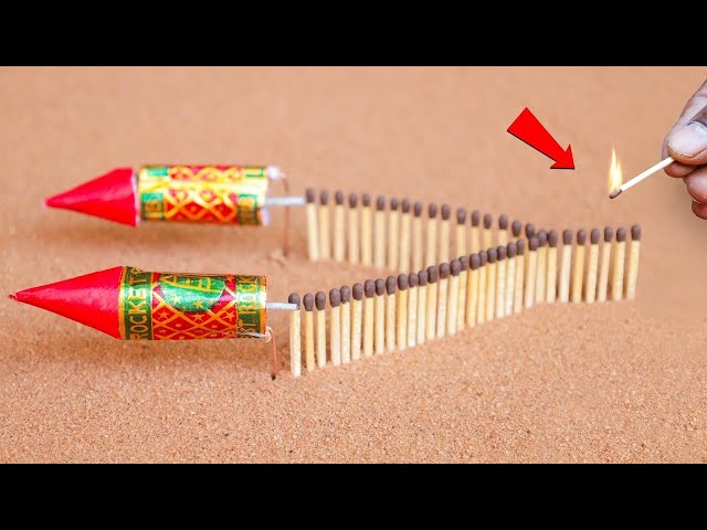 Diwali Rocket vs Matchstick | सोचा नहीं था ऐसा😱 