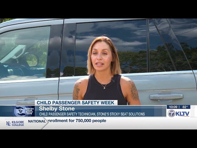 East Texas mom, car seat technician, helps parents install seats correctly