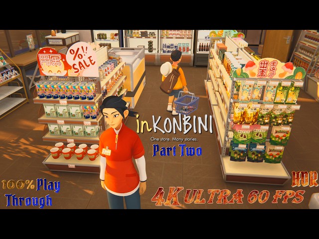 In Kombini [2/∞] 100% Playthrough [💯] [🖥️4K🖼️🔄60FPS✨HDR]