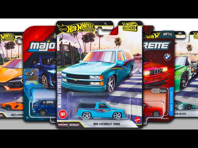 Showcase - Hot Wheels New Boulevard Set, Majorette BMW Edition, New Mini GT Models & Many More.
