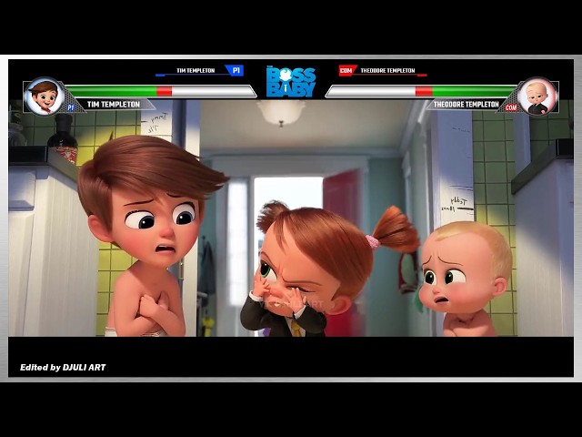 Boss Baby - Tim vs. Theodore WITH HEALTHBARS