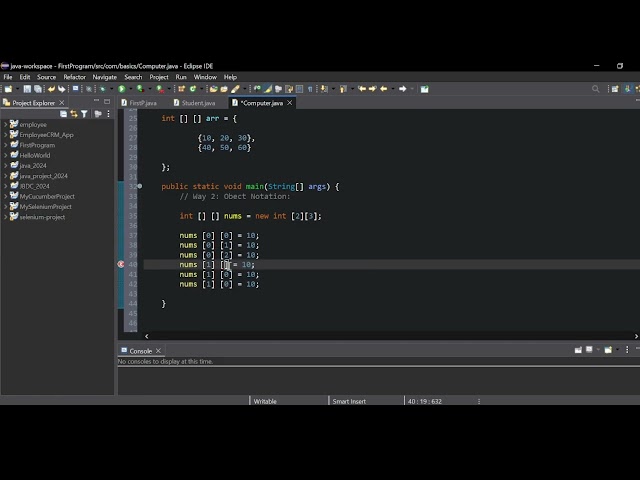 # 25 _ Multidimensional Arrays in Java