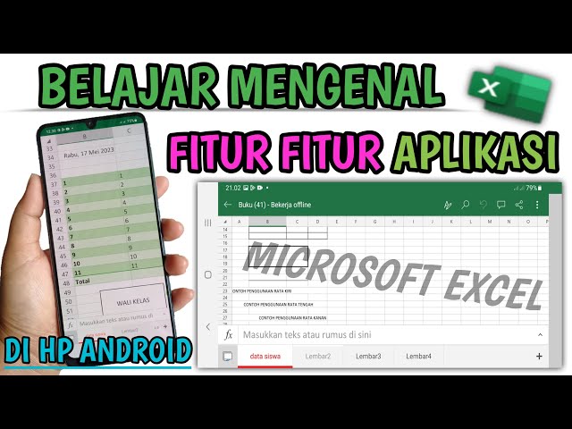 CARA MENGGUNAKAN FITUR FITUR APLIKASI MICROSOFT EXCEL DI HP ANDROID