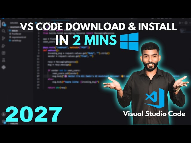 How to Install VS Code & Python on Windows (2027) | Complete Setup in 2 Minutes