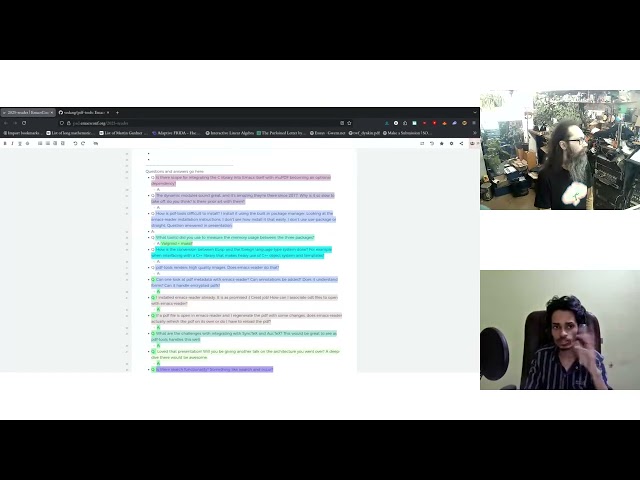 EmacsConf 2025 Q&A: An introduction to the Emacs Reader - Divyá