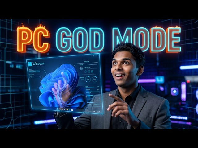 How to Turn On Windows PC God Mode 💻🔥