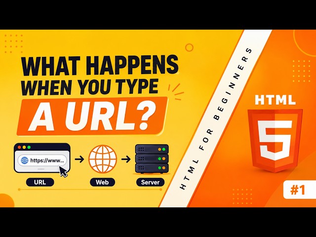What Happens When You Type a URL? | HTML for Beginners #1