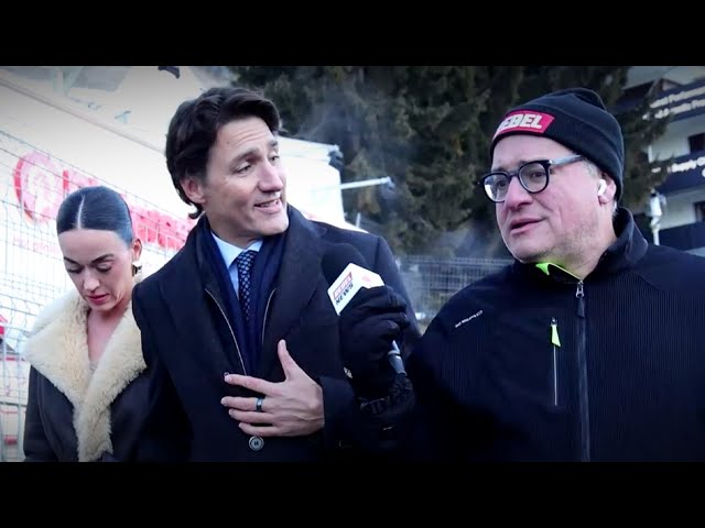 Ezra Levant Pummels Justin Trudeau with Questions at World Economic Forum