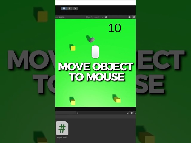 Unity Mouse Follow in 30 SECONDS! 🖱️