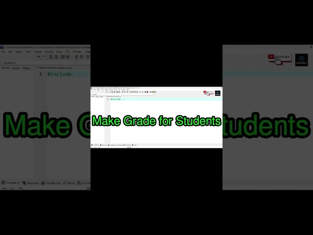 Just Giving Scores, It Will Organized Students Grades for You #coding #tutorial #cprogramming