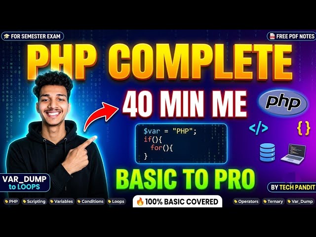 PHP ONE SHOT 40 MIN 🫵