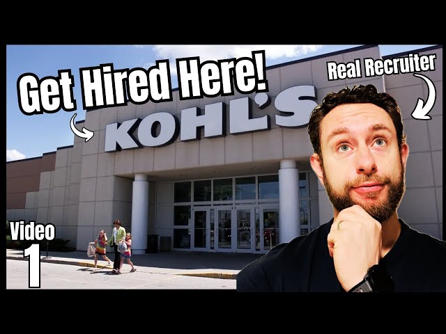 Kohl’s Interview Questions and Answers (Get Hired at Kohl’s!)