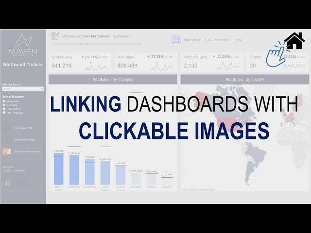 Tableau Tutorial: Linking Dashboards with Clickable Images