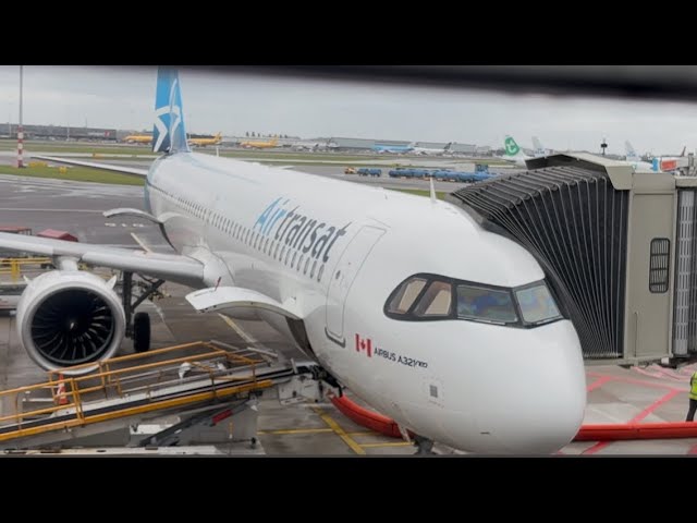 ✈️ Air Transat Club Class Experience | Flight TS377 Amsterdam to Toronto