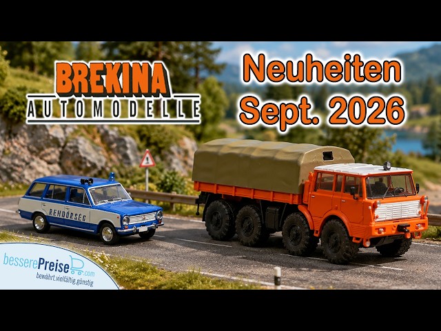Brekina Modellauto Neuheiten September 2026 | Spur H0