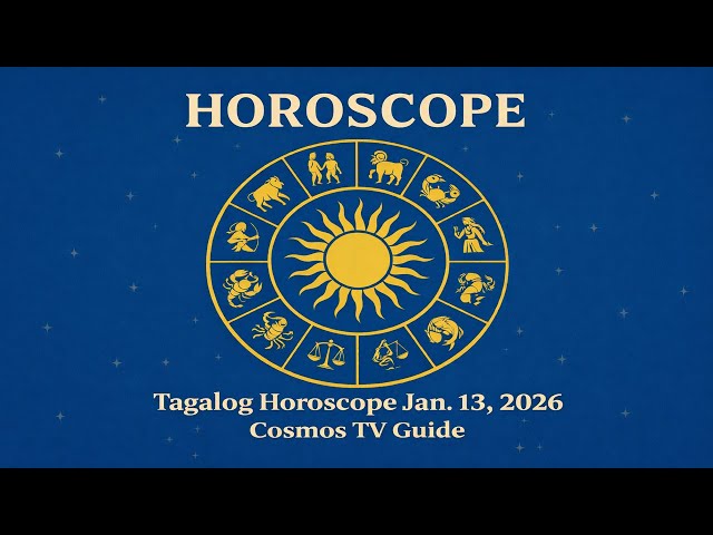 Horoscope for today January 13,2026  Gabay kapalaran Lucky Number Lucky Color #zodiac #luckycharm