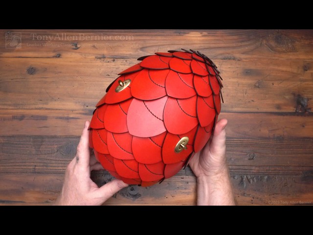 How to Make a Leather Dragon Egg - DIY Leathercraft Patterns & Tutorials
