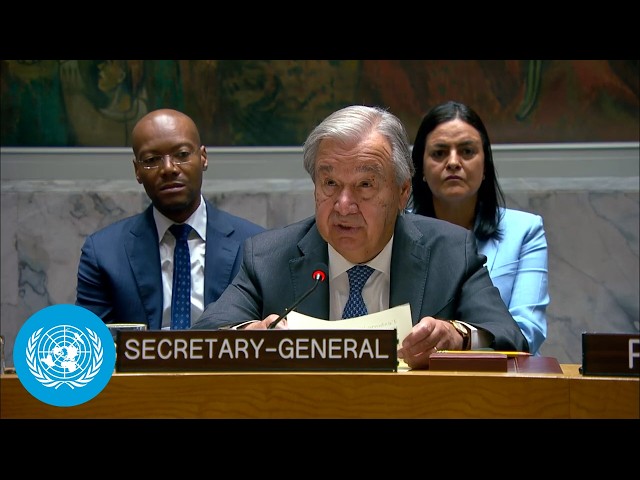 Food under fire - UN Chief's Briefing | United Nations