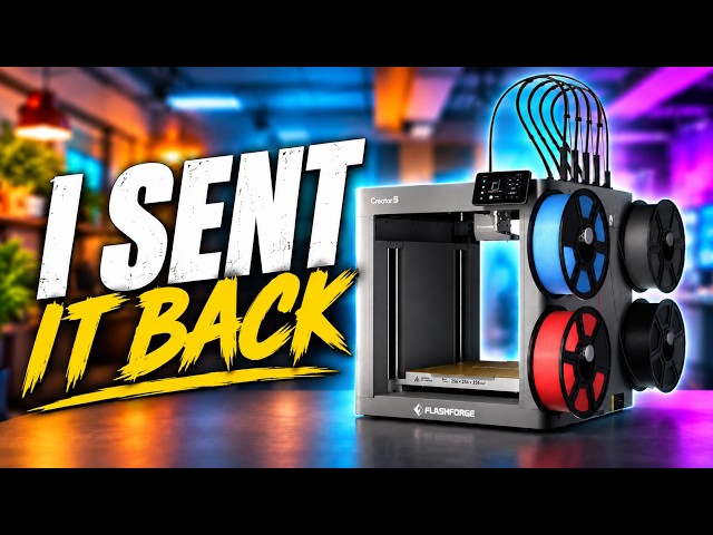 I Can't Recommend the Flashforge Creator 5...