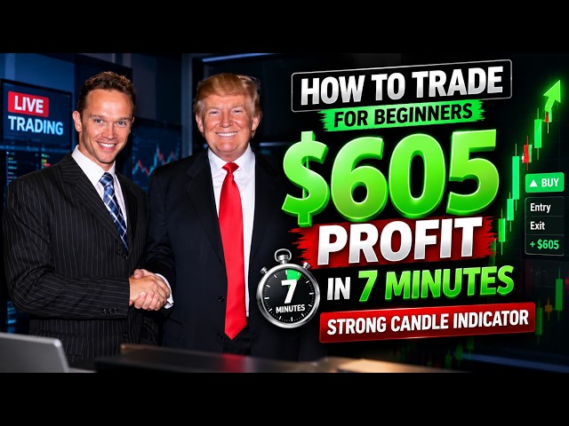 $605 Profit in 7 Minutes Using This Strong Candle Indicator