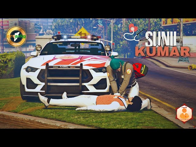 GTA V Roleplay Live | E M R S SUNIL KUMAR | POONGUZHALI| STRP | Gameplay on Low-End PC