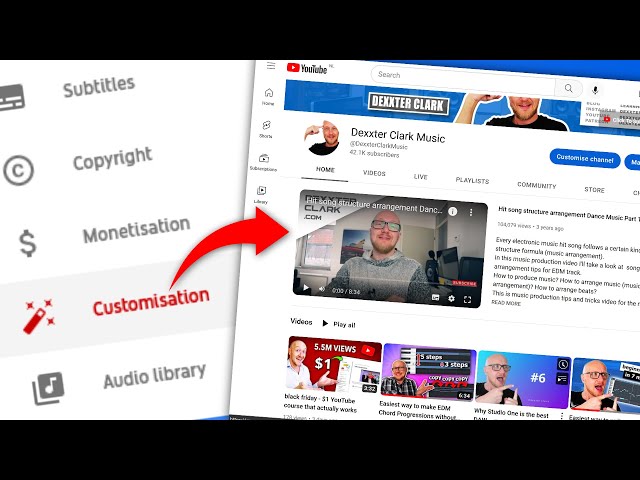 Customize Youtube Channel Layout – 2025 guide