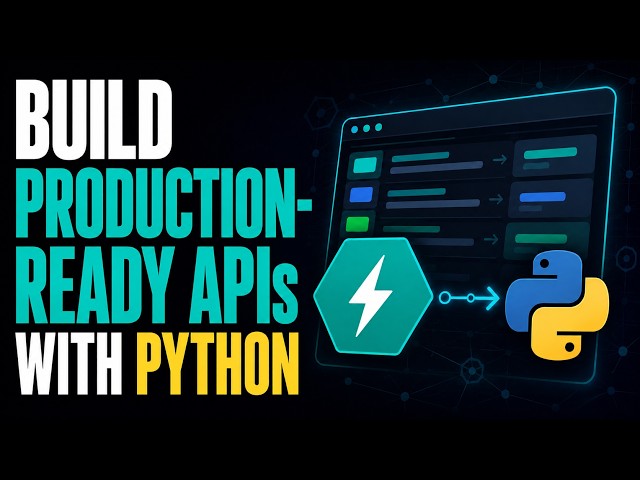 FastAPI Full Crash Course: Build APIs with Python