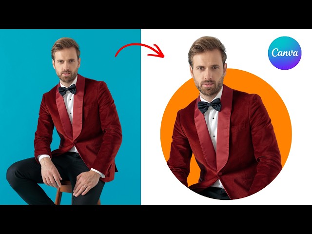 Easy Pop Out of Circle Tutorial in Canva