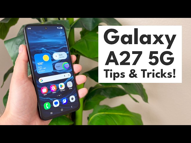 Samsung Galaxy A27 5G - Tips and Tricks! (Hidden Features)