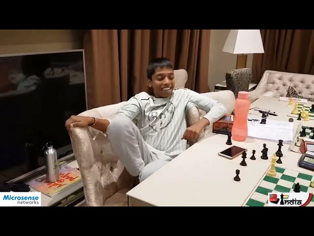 The most exciting battle of Praggnanandhaa | Pragg (20 secs) vs Amruta (3 mins)