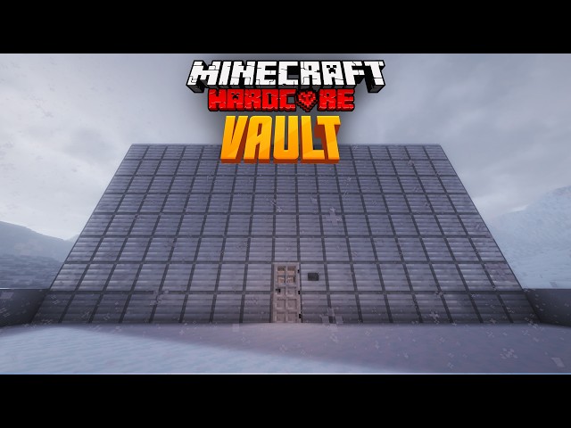I Conquered Nuclear Winter In a Vault In Hardcore Minecraft | Cortisol Edition
