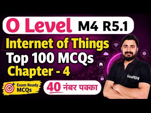 O Level M4 R5.1 : Marathon Class | IoT O Level | o level iot marathon