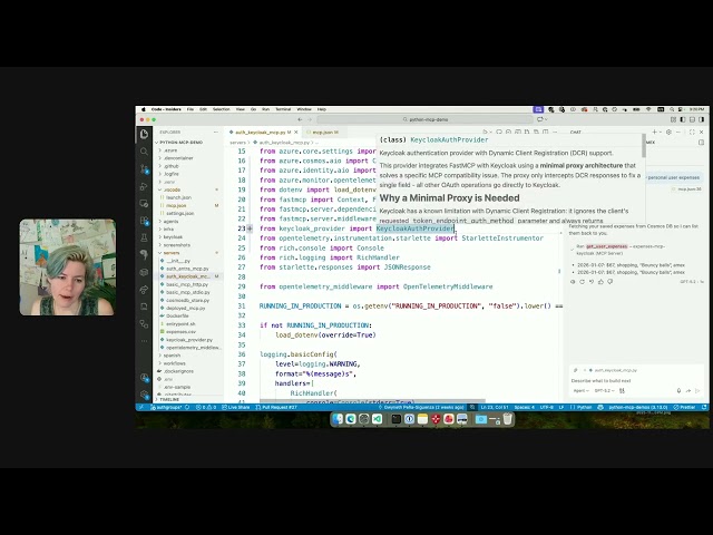Demo: FastMCP server with Keycloak Auth, used in GitHub Copilot for VS Code