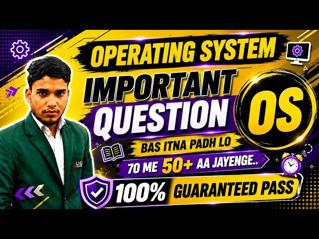Operating System (OS) | RGPV Most Important Questions | Unit Wise | PYQ | Notes #BTech 2nd year
