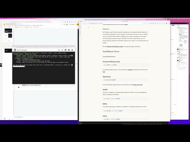 Demo of Podman as a drop-in replacement for Docker in GitLab Runner