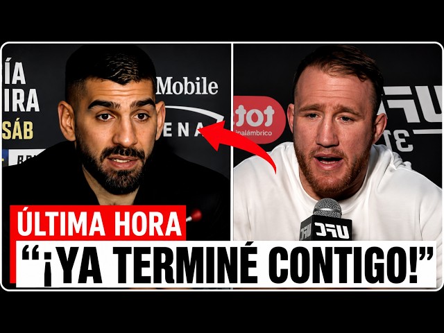 1 MINUTE AGO: Justin Gaethje RESPONDS to Ilia Topuria's REMATCH REQUEST