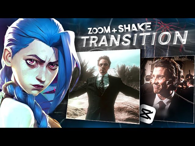 CAPCUT...✨ +3 TREND Zoom + Shake Like AE Tutorial..!!