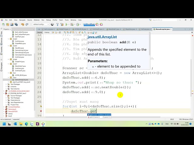 #MOB1014 #Java1 Ôn Tập ArrayList Trong Java - Hướng Dẫn Tất Tần Tật - Dùng ArrayList Quá Đơn Giản