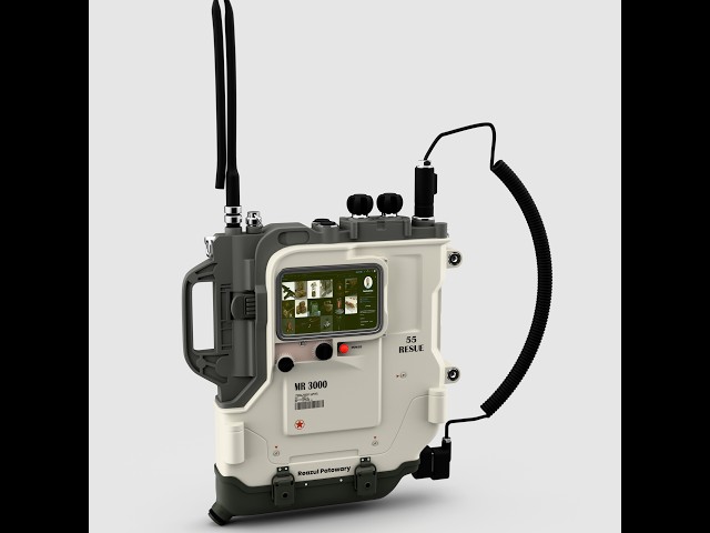 MR 3000 Dual Band Radio Device | High Quality 3D Product Visualization | Blender & V-Ray Render